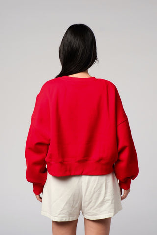 Bonne Mère Crewneck - Red