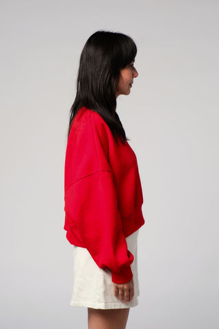 Bonne Mère Crewneck - Red