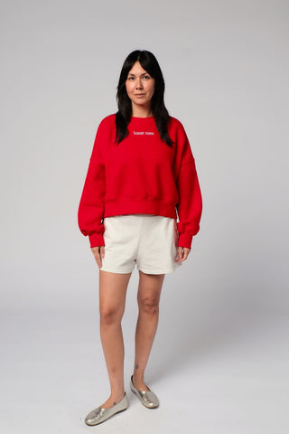 Bonne Mère Crewneck - Red