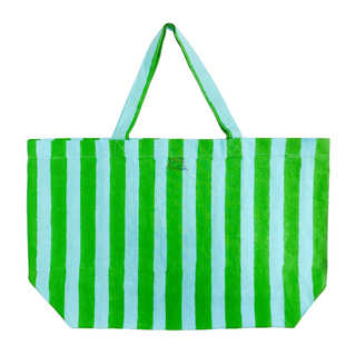 Cabana Market Tote - Green and Blue by Penn and Pearl